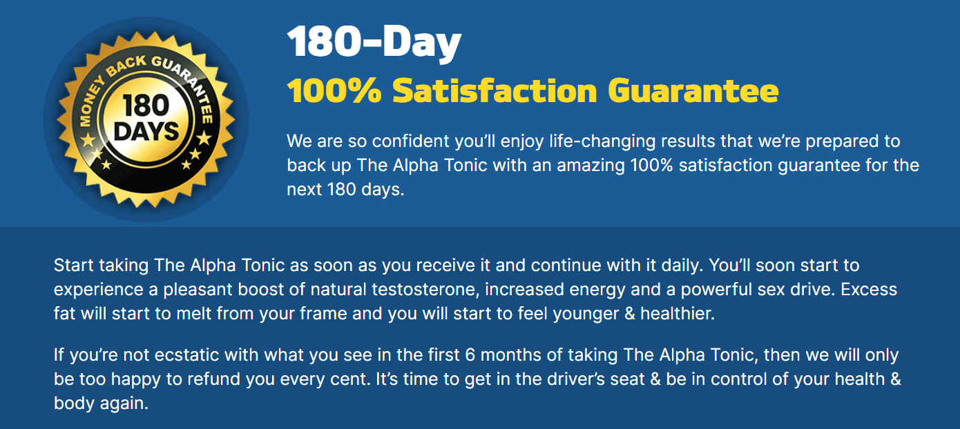 the alpha tonic moneyback 